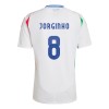 Camiseta de fútbol Italia Jorginho 8 Segunda Equipación Euro 2024 - Hombre